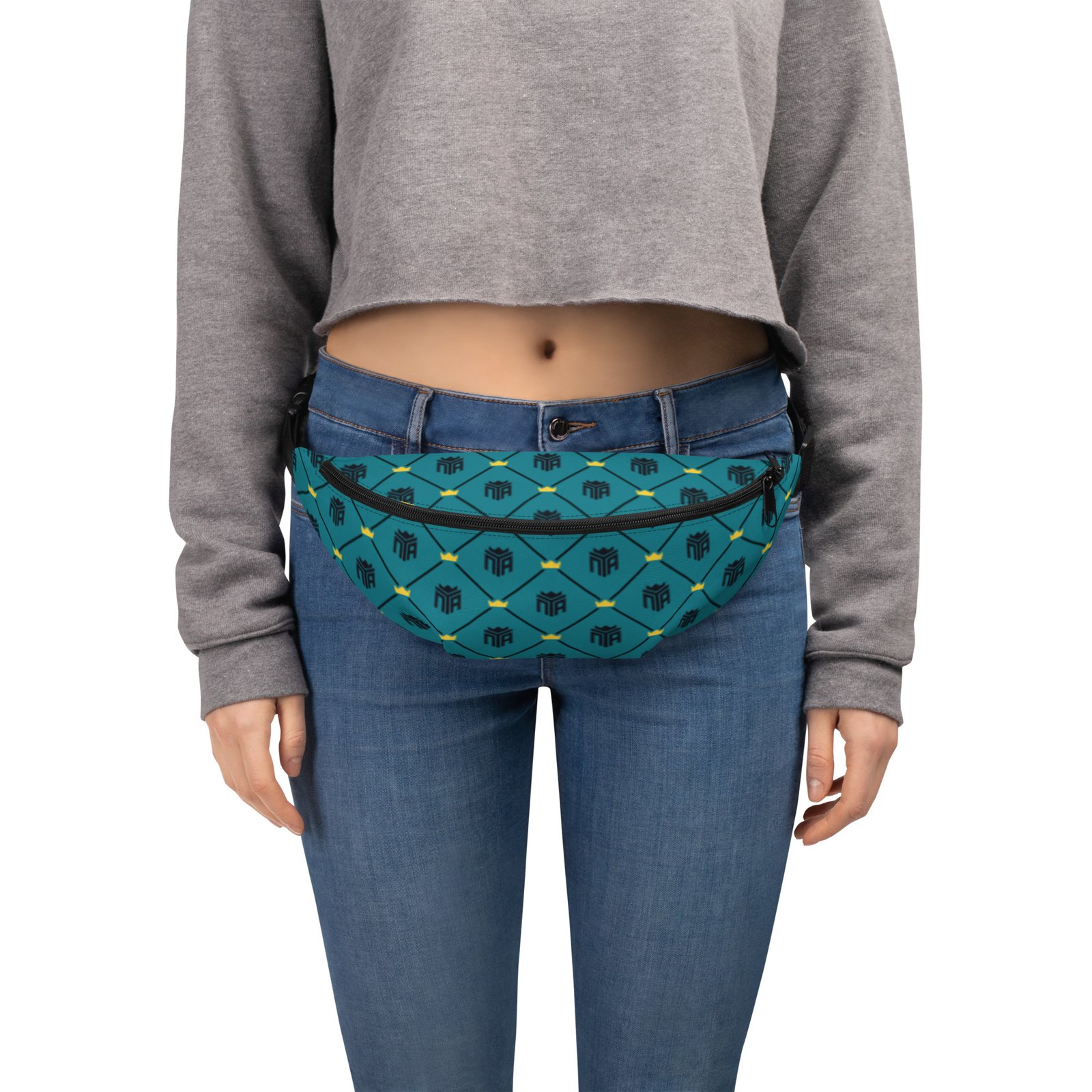 Not Your Average Therapy - Teal Fanny Pack