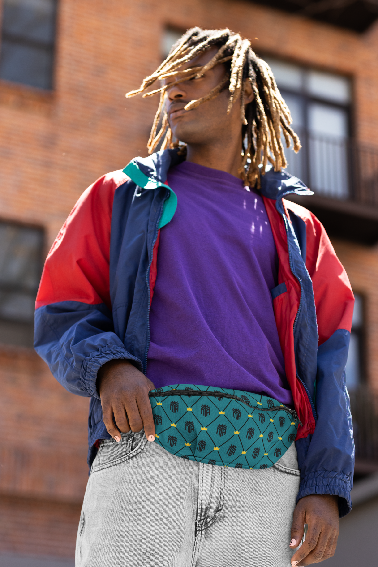 Not Your Average Therapy - Teal Fanny Pack - Image 2