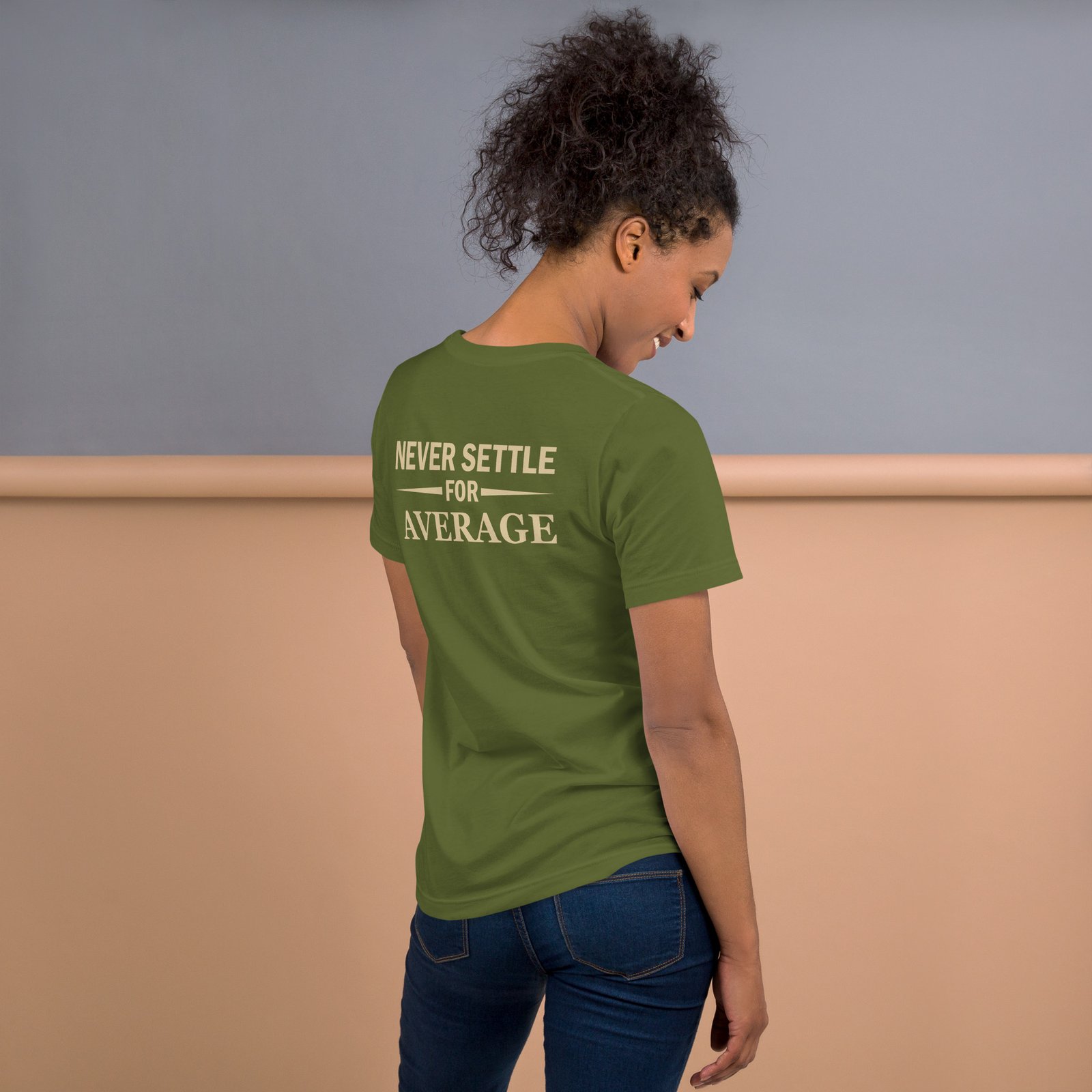 Never Settle for Average - Unisex t-shirt - Image 10