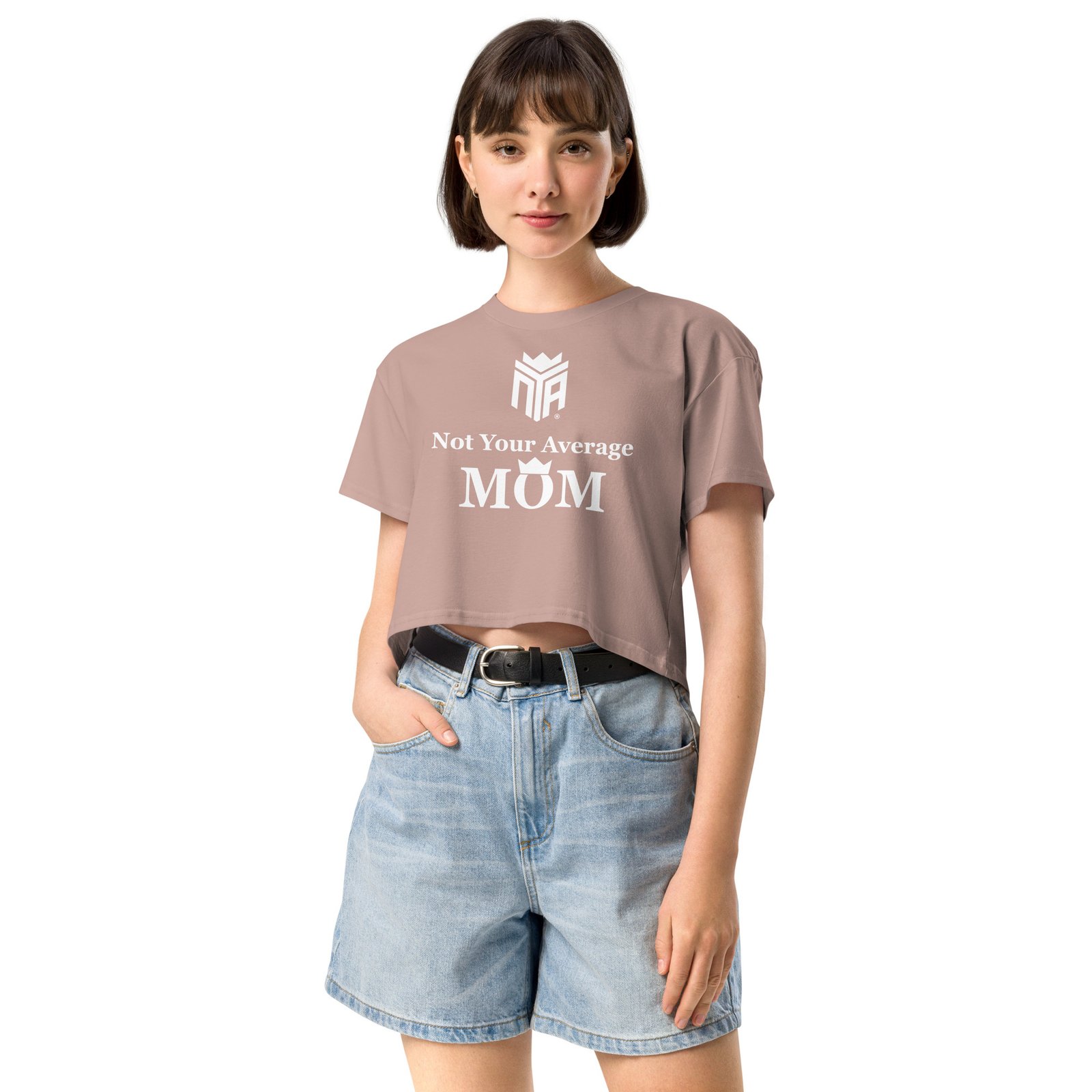 Not Your Average Mom Crop Top
